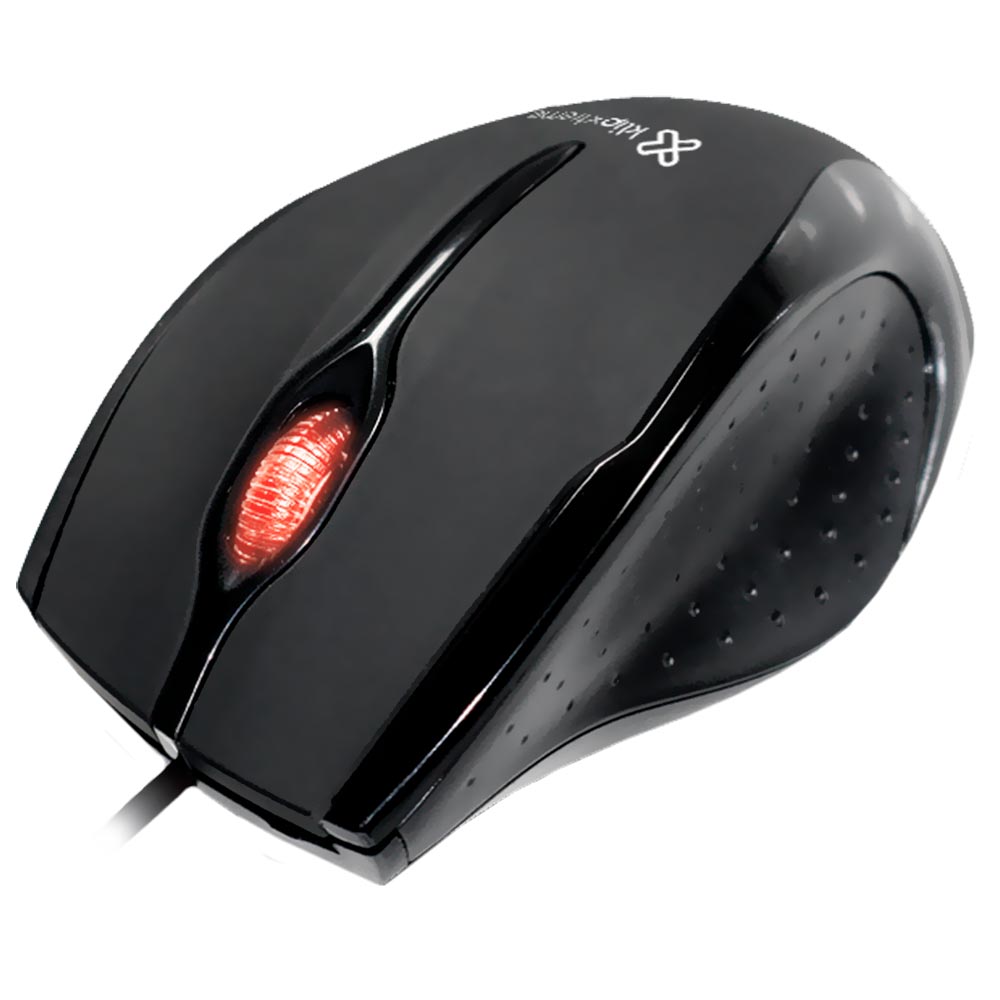 Mouse Klip KMO-104 Ebony USB - Preto