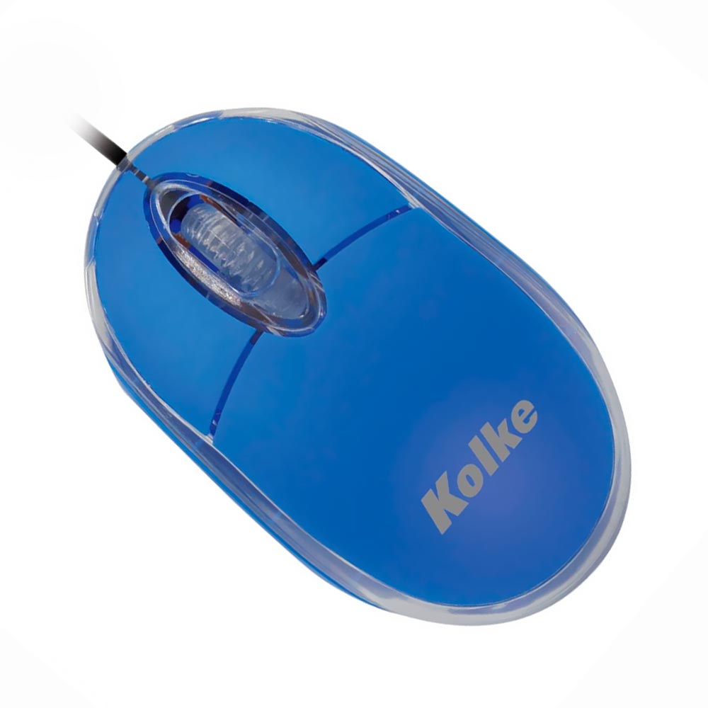 Mouse Kolke KEM-340 USB / LED - Azul