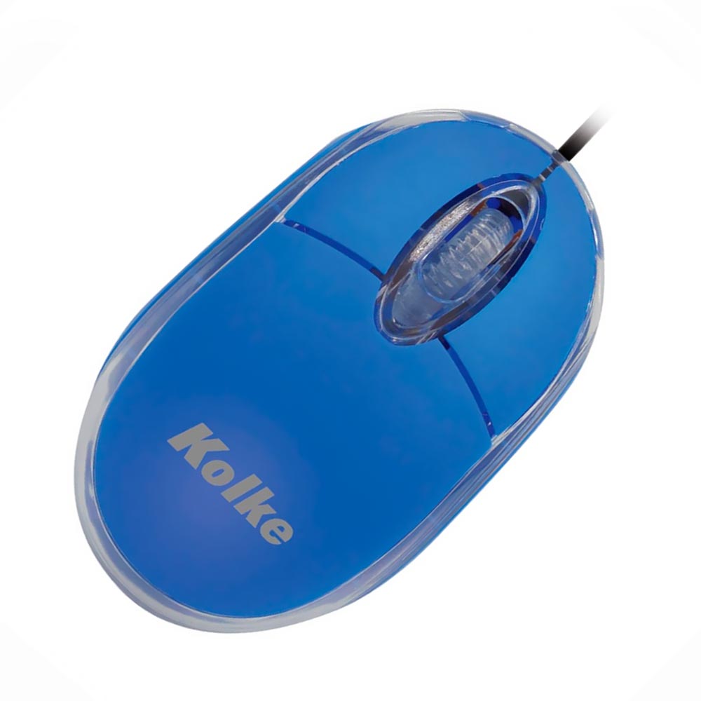 Mouse Kolke KEM-340 USB / LED - Azul