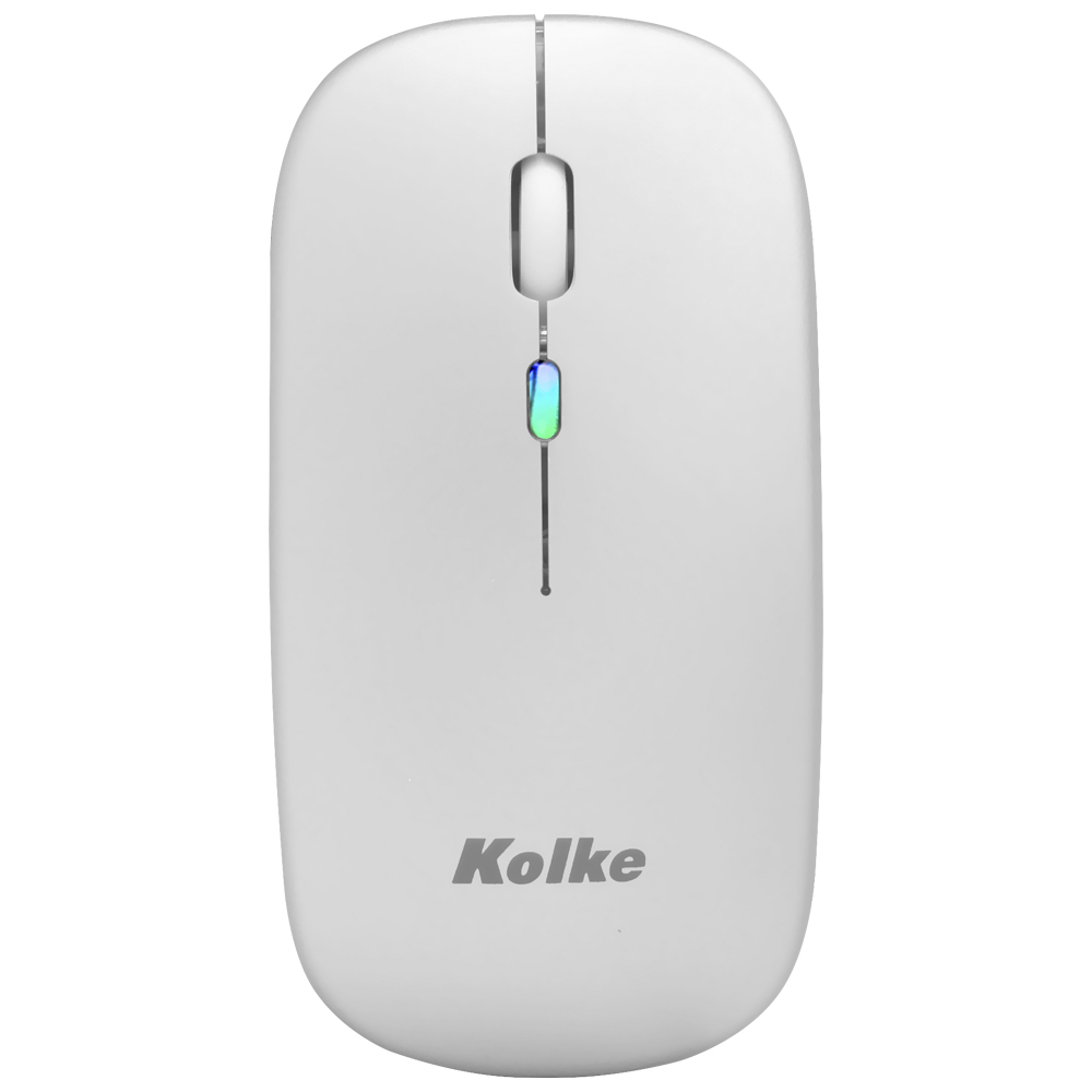 Mouse Kolke KEM-699 LED Wireless - Prata