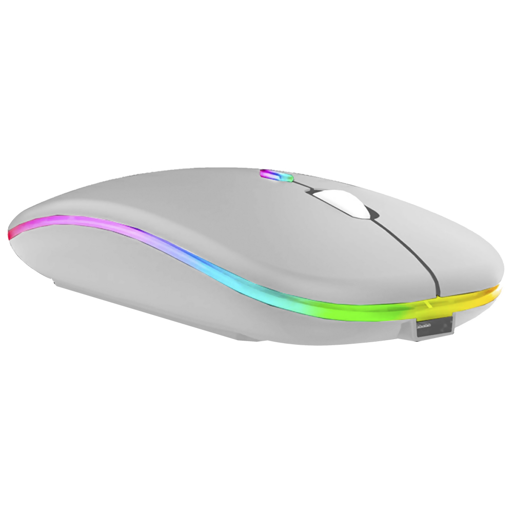 Mouse Kolke KEM-699 LED Wireless - Prata