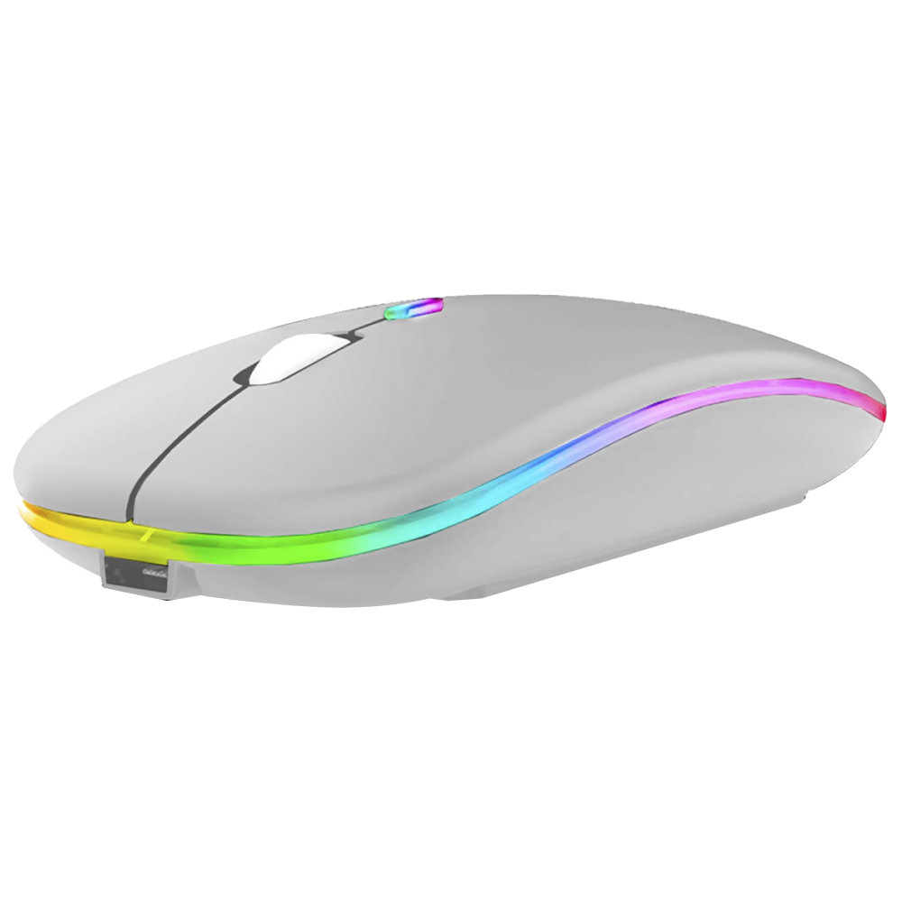 Mouse Kolke KEM-699 LED Wireless - Prata