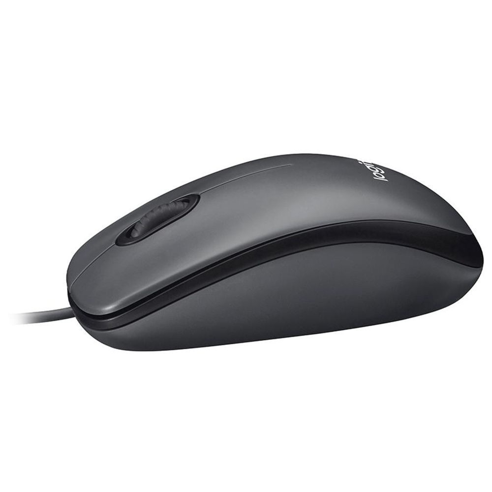 Mouse Logitech M100 USB - Cinza (910-001601)