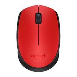 Mouse Logitech M170 Wireless - Vermelho (910-004941)