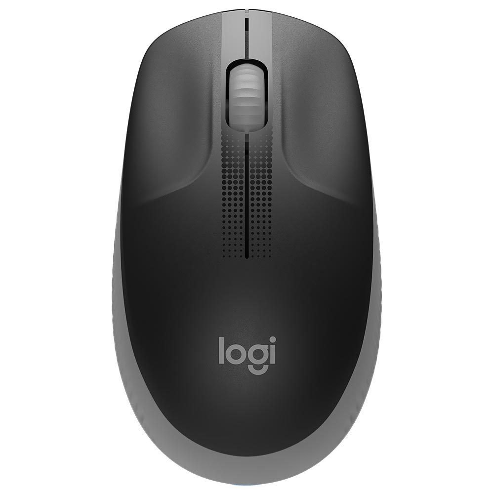 Mouse Logitech M190 Wireless - Cinza (910-005902)