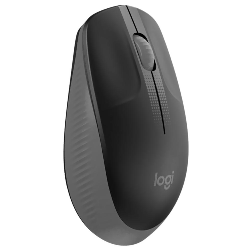 Mouse Logitech M190 Wireless - Cinza (910-005902)