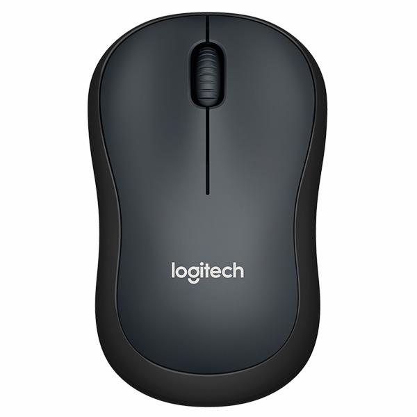 Mouse Logitech M220 Silent Wireless - Preto / Cinza (910-006127)