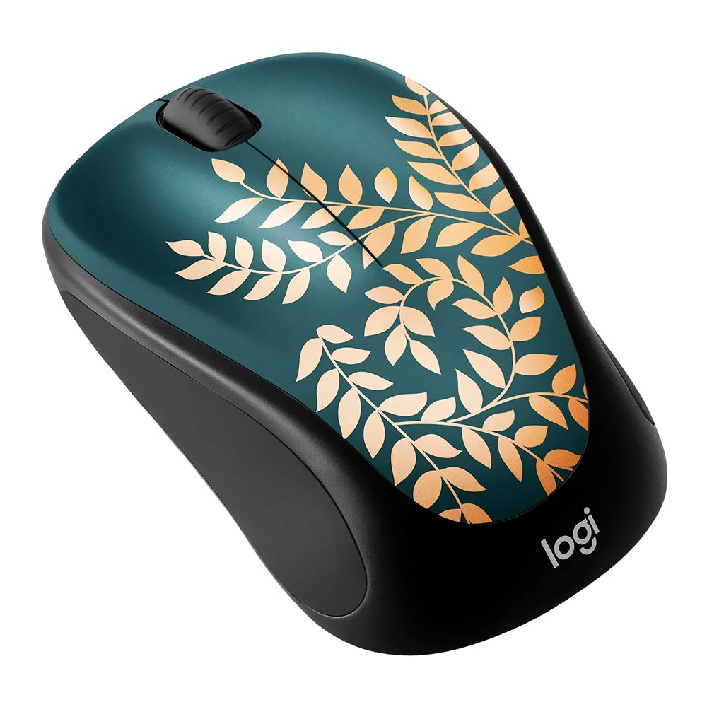 Mouse Logitech M317C Collection Wireless - Verde / Preto (910-006115)