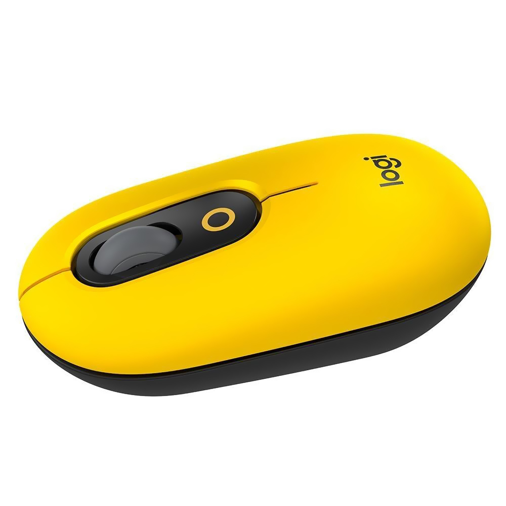 Mouse Logitech Pop Emoji Bluetooth - Amarelo (910-006549)