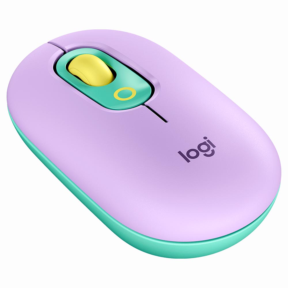 Mouse Logitech Pop Emoji Bluetooth - Roxo (910-006550)