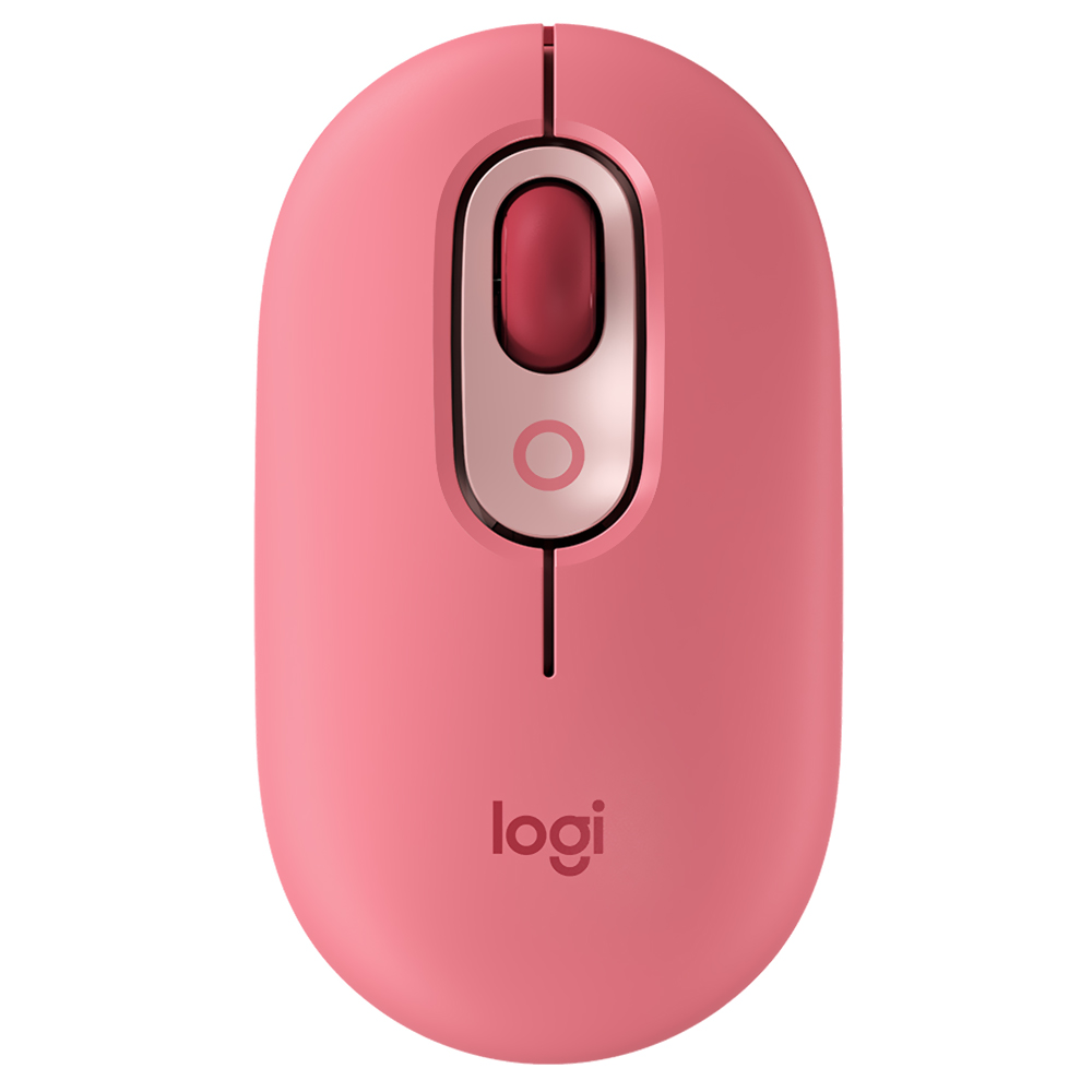 Mouse Logitech Pop Emoji Wireless - Rosa (910-006551)