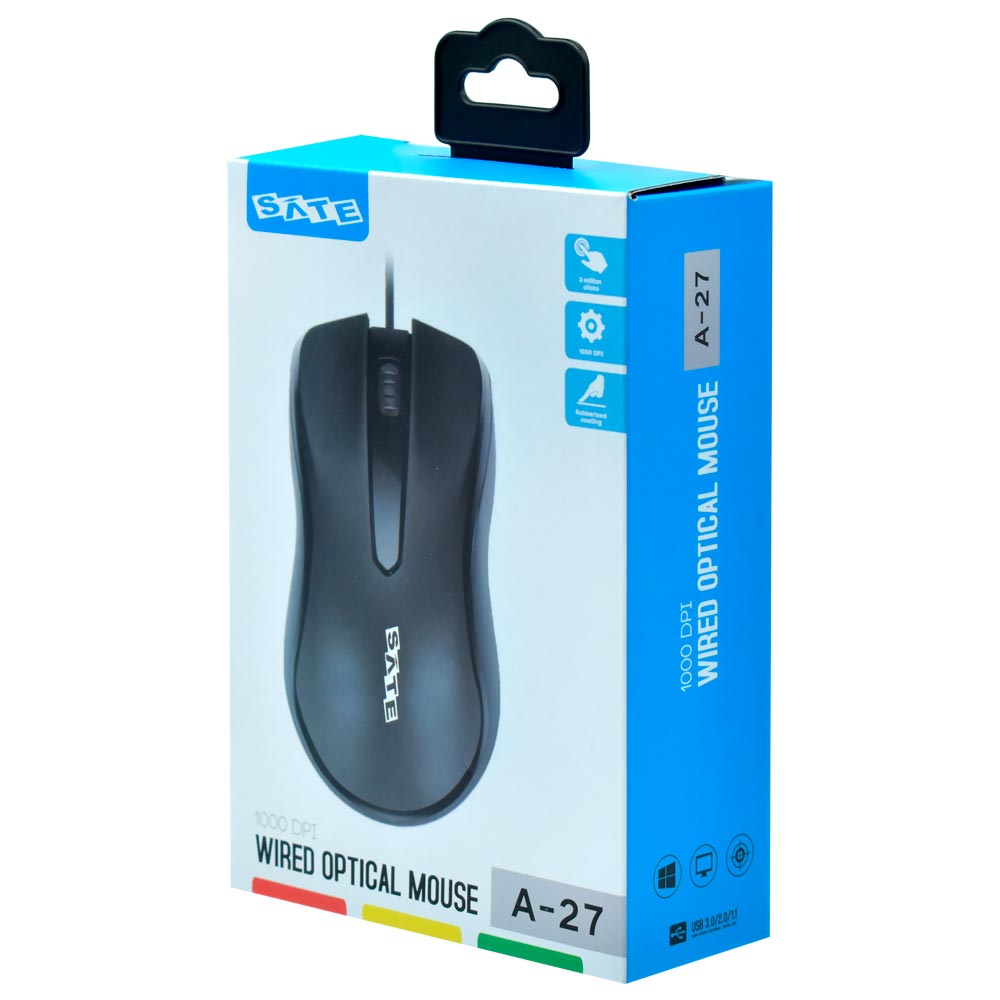 Mouse Satellite A-27 USB - Preto