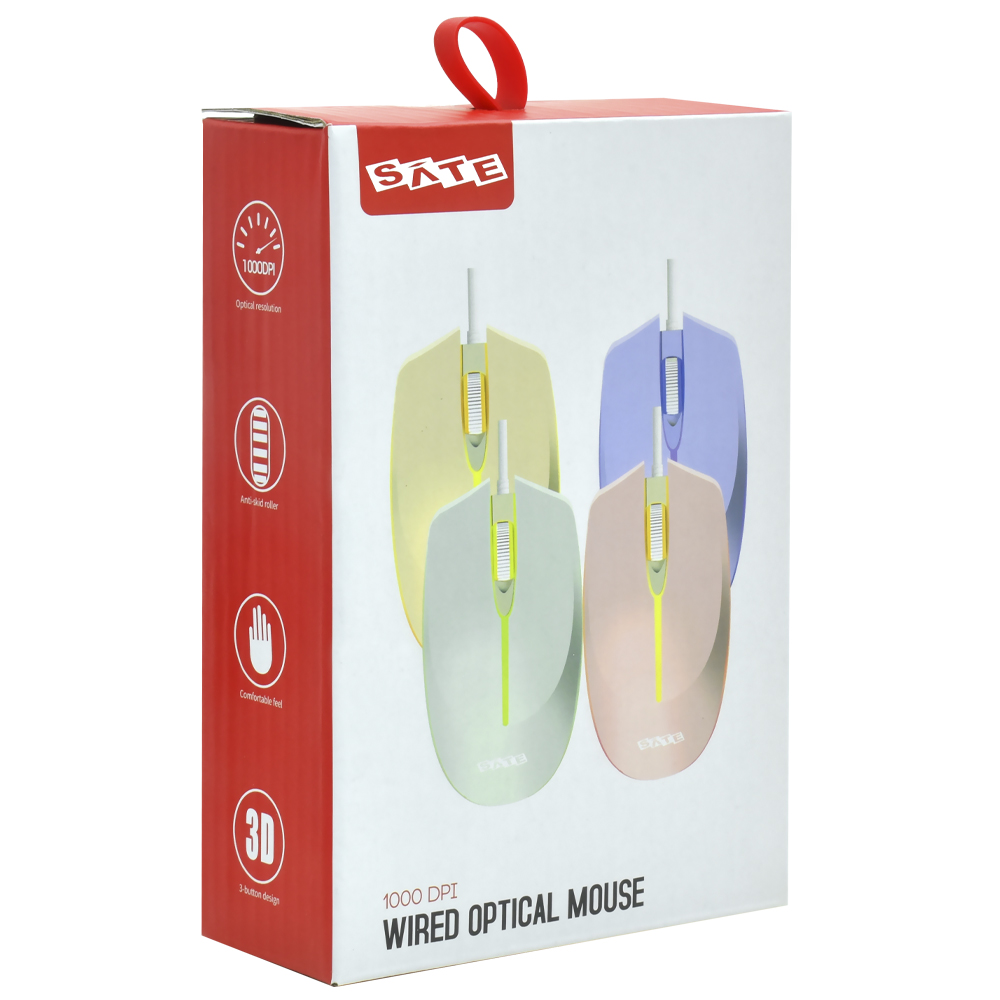 Mouse Satellite A-516 USB - Roxo