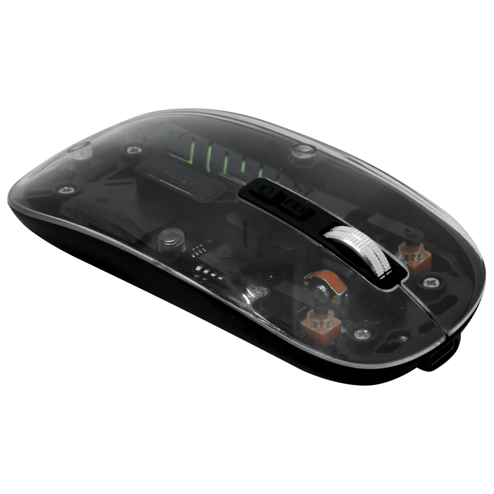 Mouse Satellite A-771G Wireless - Preto Transparente