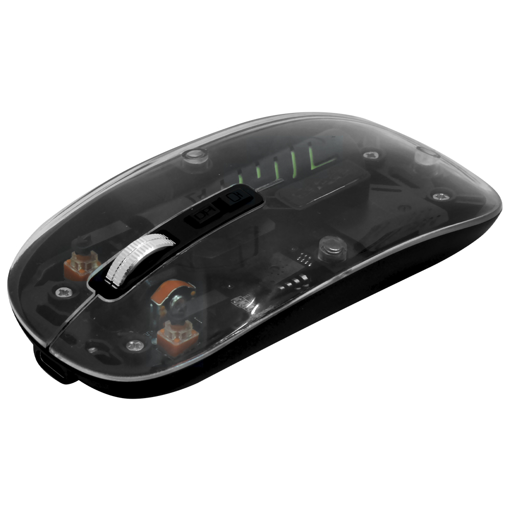 Mouse Satellite A-771G Wireless - Preto Transparente