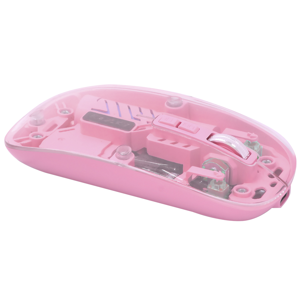 Mouse Satellite A-773G Wireless - Rosa Transparente