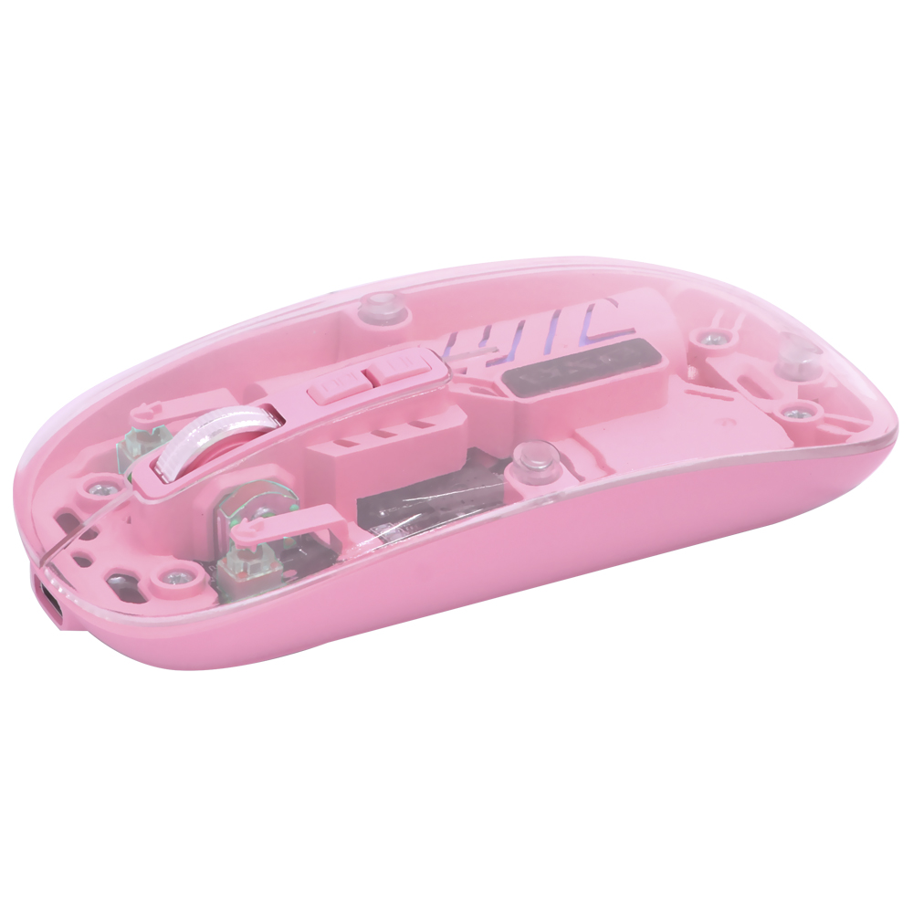 Mouse Satellite A-773G Wireless - Rosa Transparente