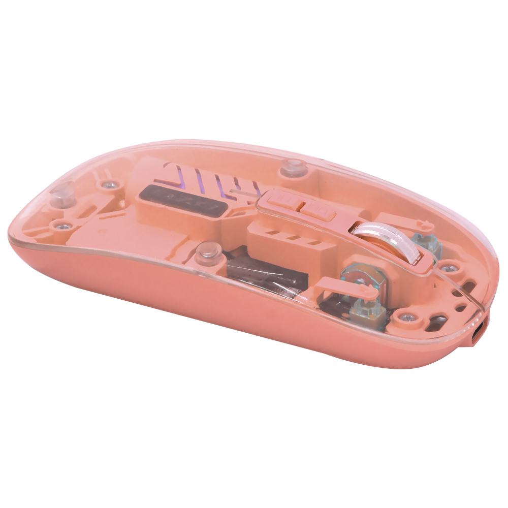 Mouse Satellite A-778G Wireless - Laranja Transparente