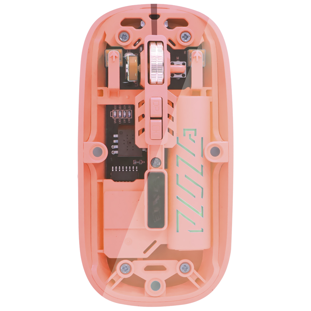 Mouse Satellite A-778G Wireless - Laranja Transparente