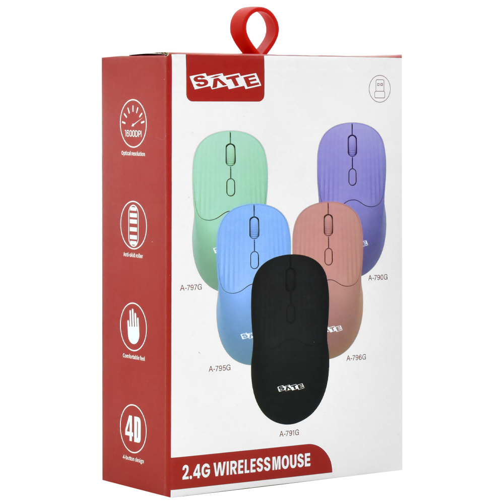 Mouse Satellite A-790G Wireless - Roxo