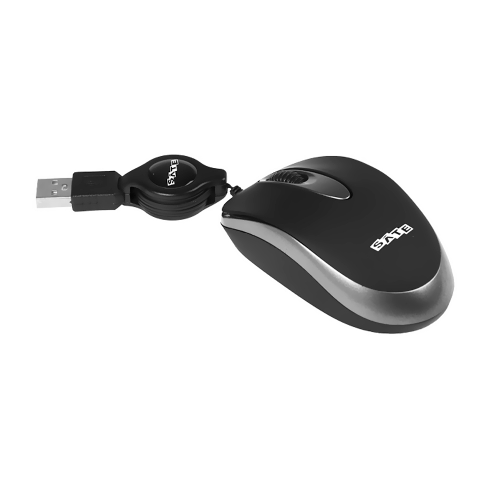Mouse Satellite A-80 USB / Retrátil - Preto