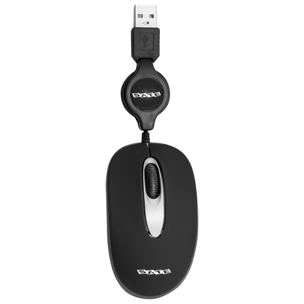 Mouse Satellite A-80 USB / Retrátil - Preto