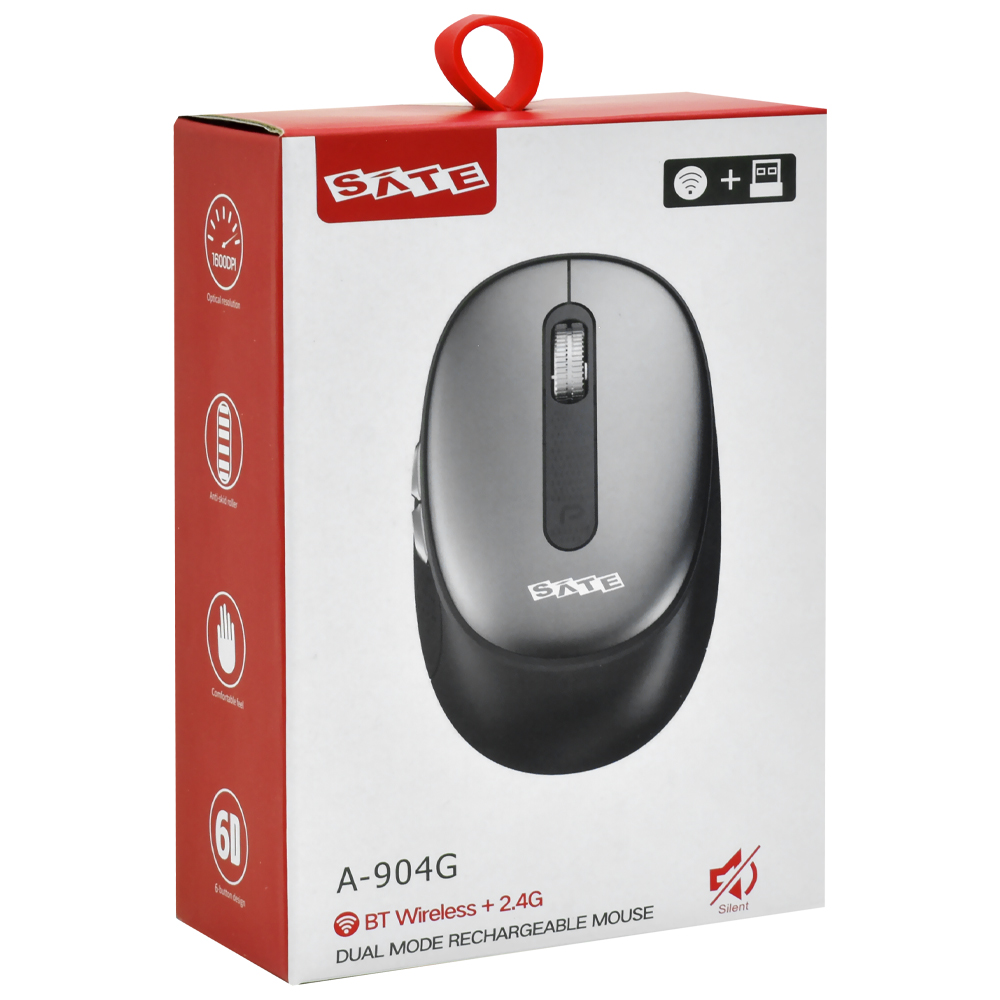Mouse Satellite A-904G Wireless - Preto