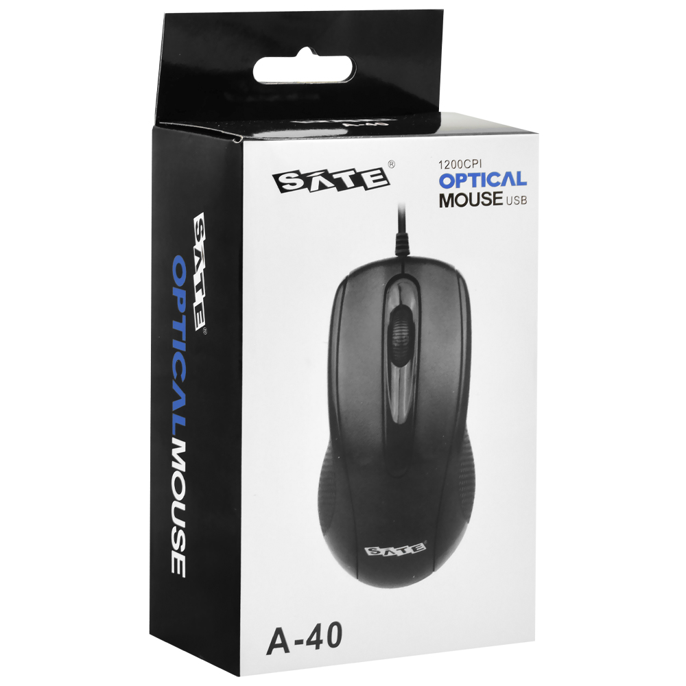 Mouse Satellite A40 USB - Preto