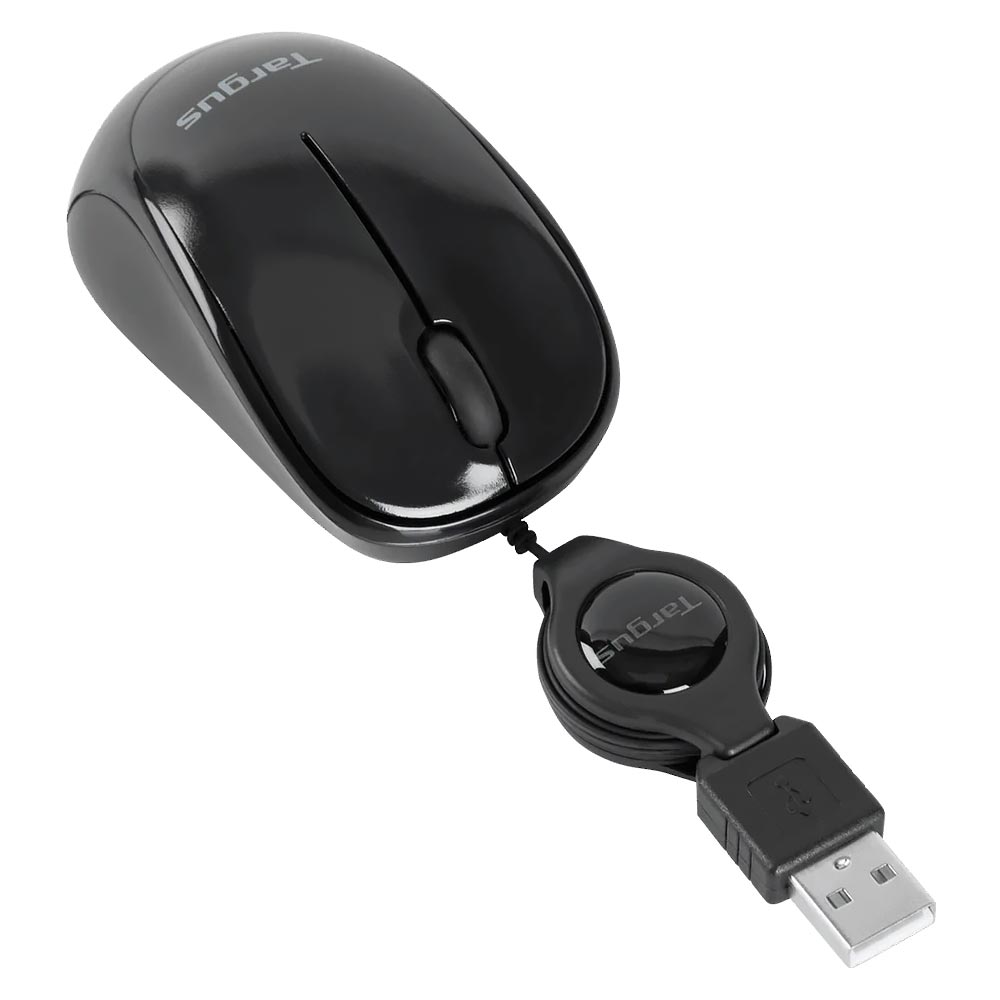 Mouse Targus AMU75US Retratil / USB - Preto