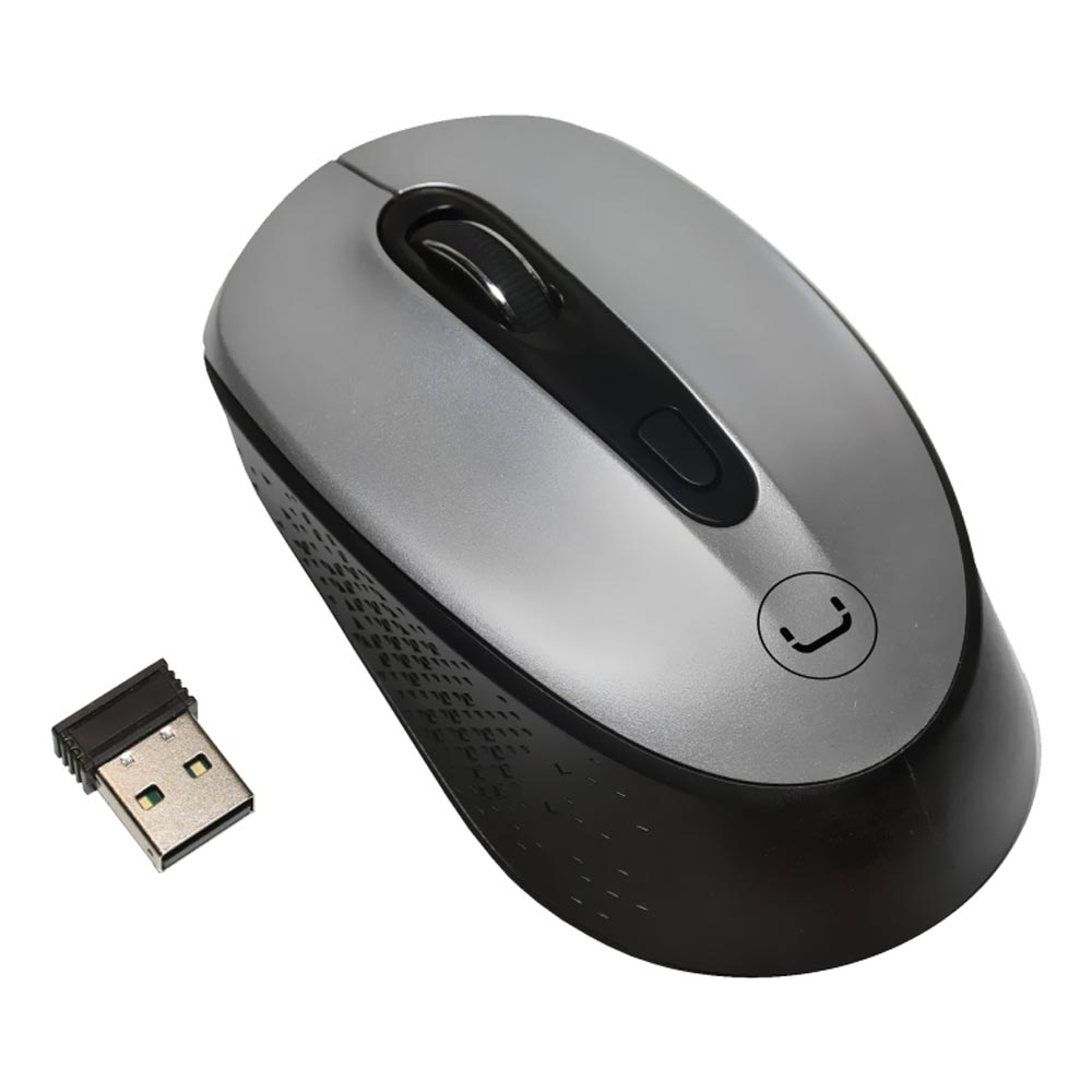 Mouse Unno Tekno MS6528SV Contour Wireless - Prata