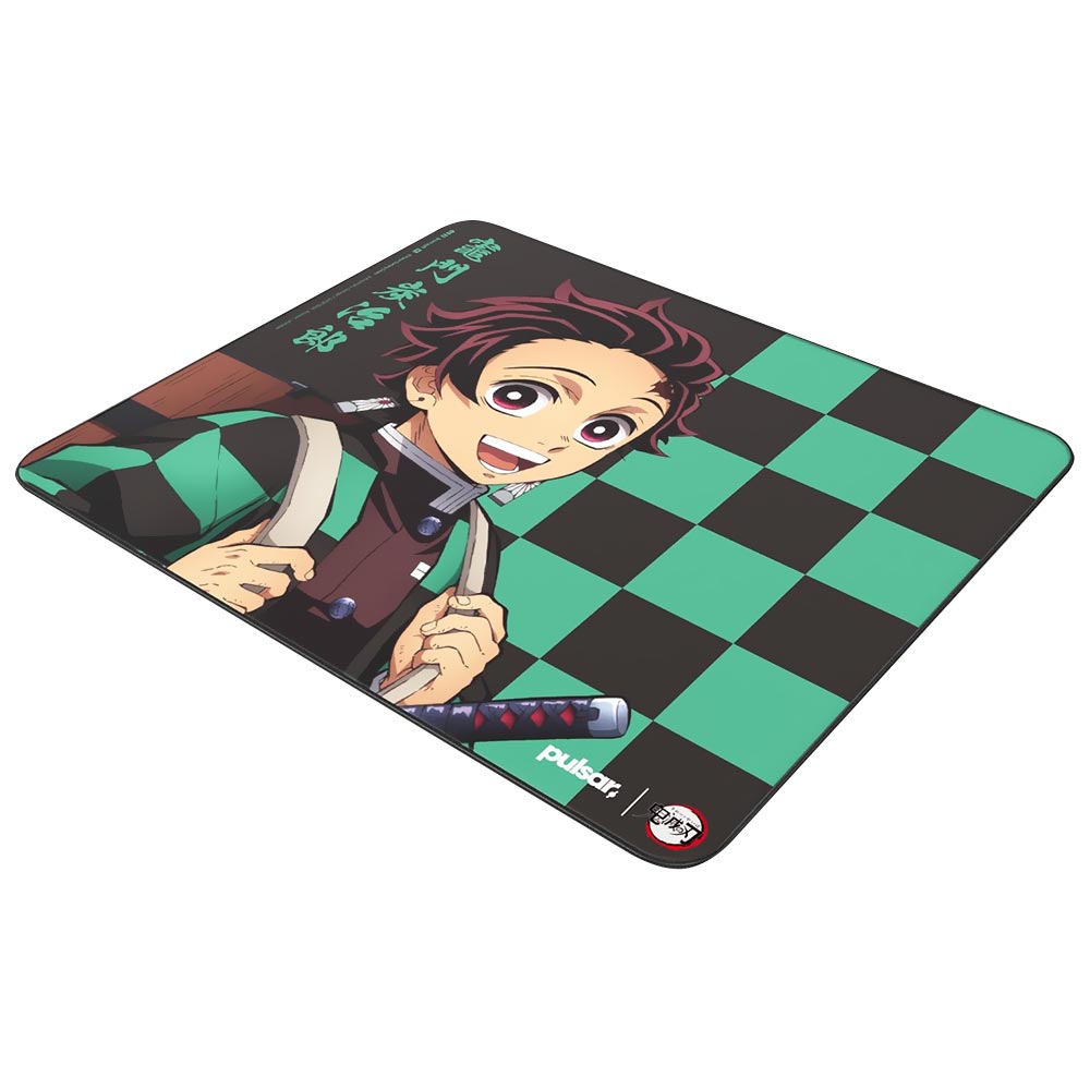 Mousepad Pulsar ES2 Kamado Tanjiro XL3 Gaming 490x420MM Preto / Verde - PES23XLTZ