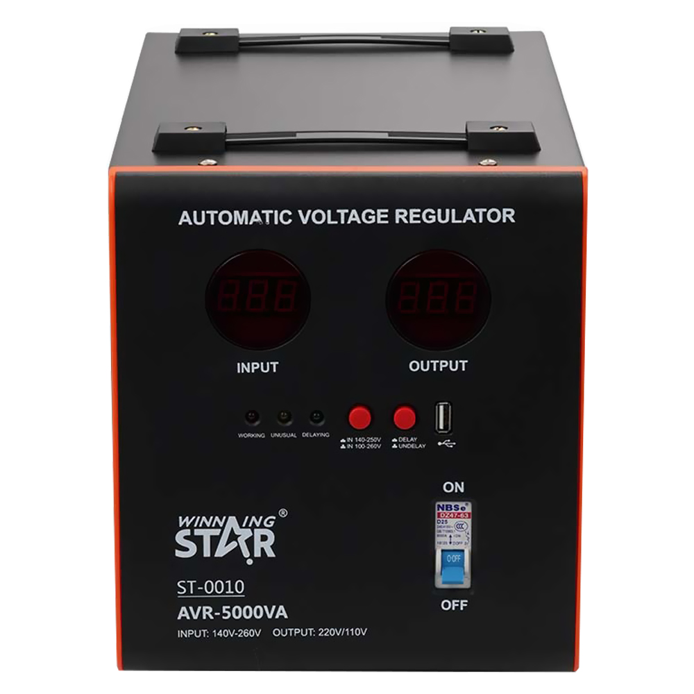 Estabilizador de Energia Winning Star ST-0010 5000VA - 110 / 220V