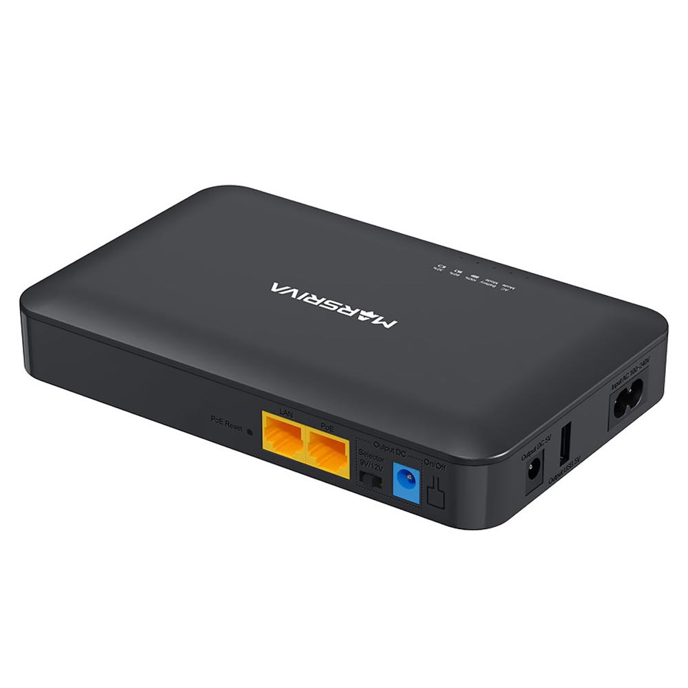 Nobreak UPS Marsriva KP2 Smart Mini DC 18W / Bivolt - Preto