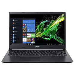 Notebook Acer A515-54-32DT Intel Core i3 10110U de 2.1GHz Tela Full HD 15.6" / 8GB de RAM / 256GB SSD - Preto