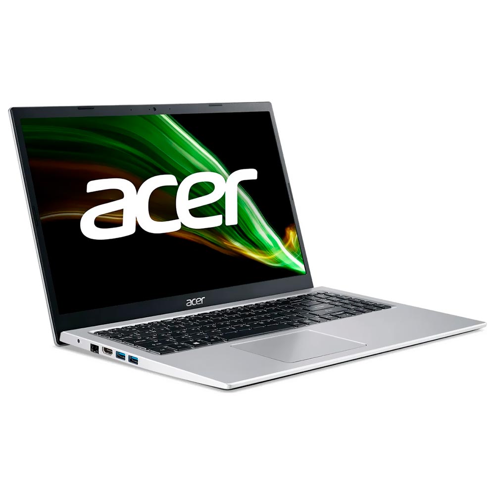 Notebook Acer Aspire 1 A115-32-C96U Intel Celeron N4500 Tela Full HD 15.6" / 4GB de RAM / 128GB eMMC - Pure Prata (Inglês)