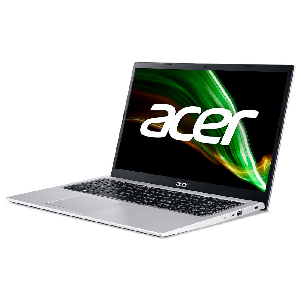 Notebook Acer Aspire 1 A115-32-C96U Intel Celeron N4500 Tela Full HD 15.6" / 4GB de RAM / 128GB eMMC - Pure Prata (Inglês)