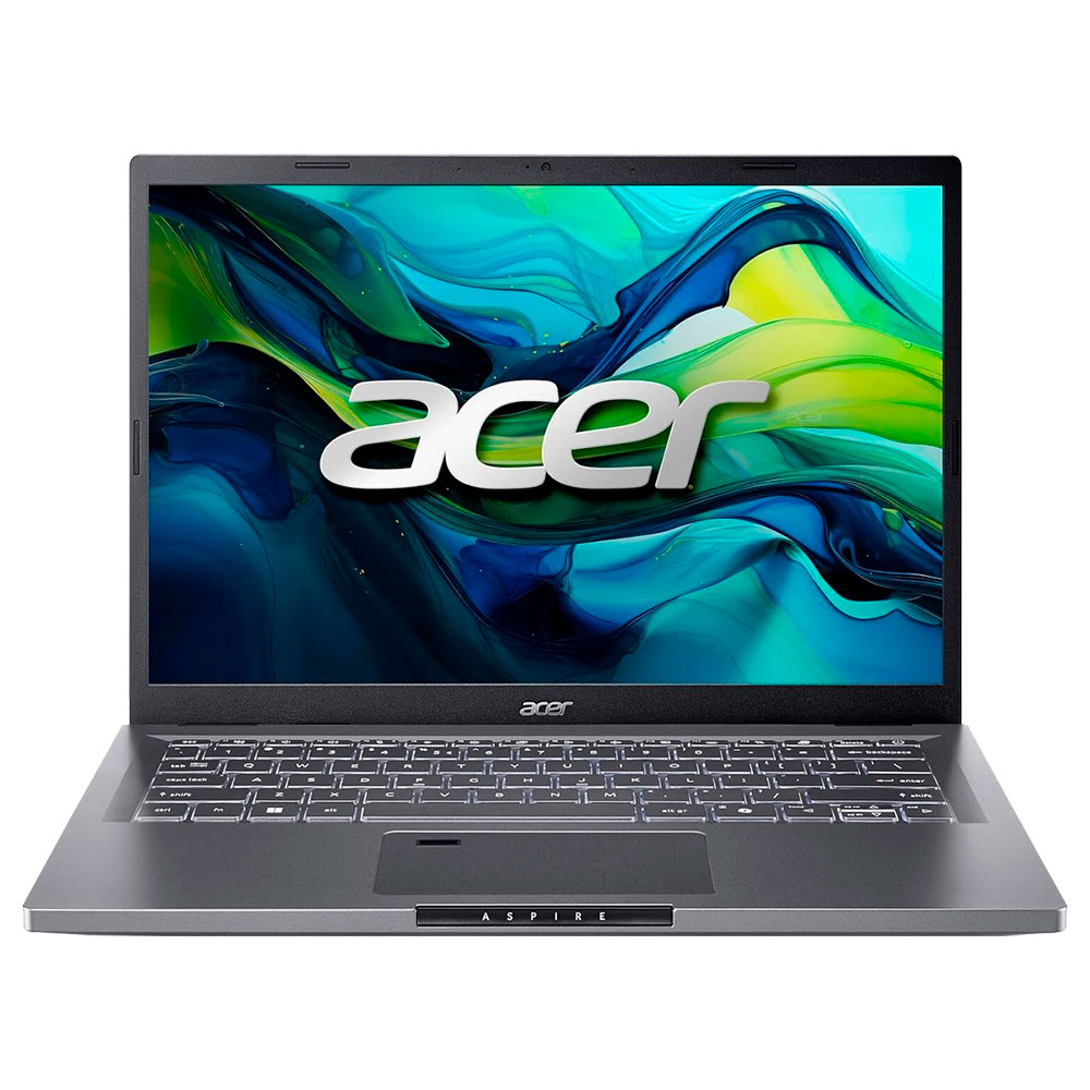 Notebook Acer Aspire 14 A14-51GM-771W Intel Core 7 150U Tela WUXGA 14" / 16GB de RAM / 1TB SSD / GeForce RTX2050 4GB - Steel Cinza (Inglês)