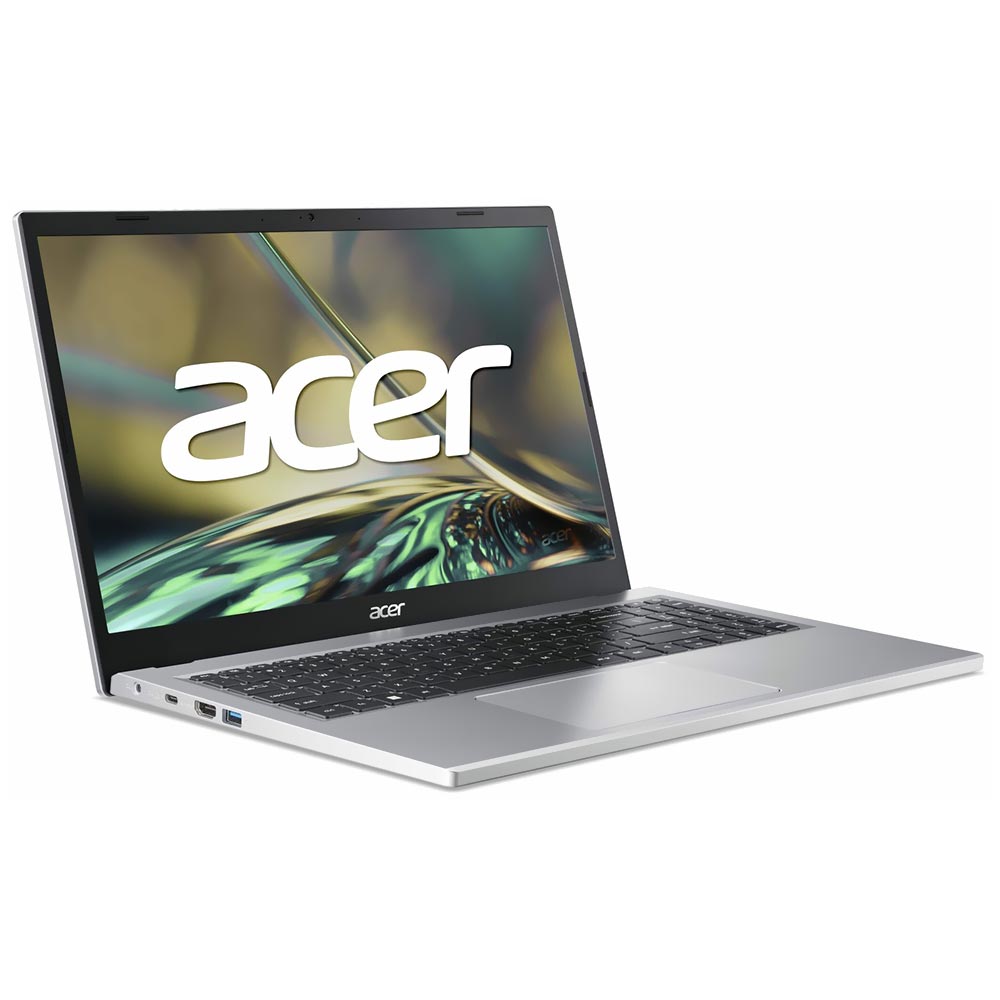 Notebook Acer Aspire 3 15 A315-24PT-R08Z AMD Ryzen 3 7320U Tela Touch Full HD 15.6" / 8GB de RAM / 256GB SSD - Pure Prata (Inglês)