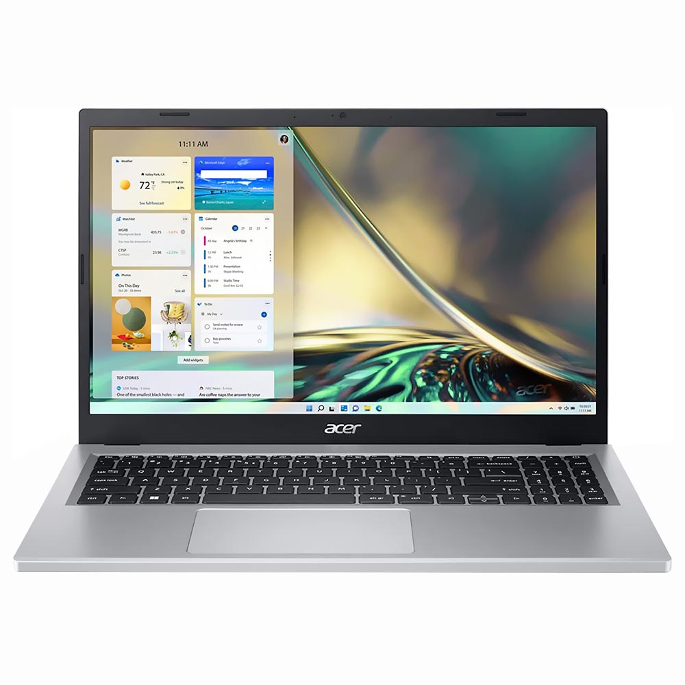 Notebook Acer Aspire 3 15 A315-510P-378E Intel Core i3 N305 Tela Full HD 15.6" / 8GB de RAM / 512GB SSD - Pure Prata (Espanhol)
