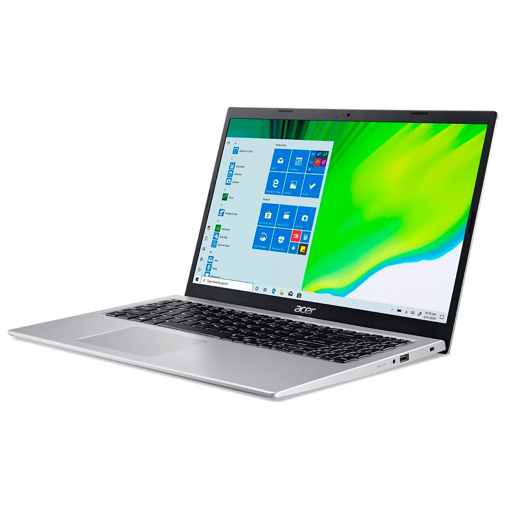 Notebook Acer Aspire 3 A315-58-56K7 Intel Core i5 1135G7 Tela Full HD 15.6" / 12GB de RAM / 512GB SSD - Pure Prata (Inglês)