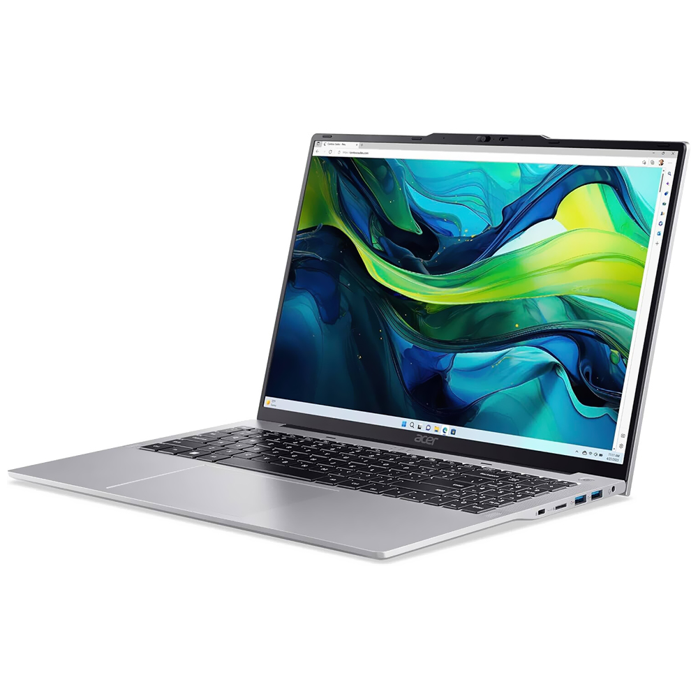 Notebook Acer Aspire Lite 16 AL16-52P-32E3 Intel Core i3 1305U Tela WUXGA 16.0" / 8GB de RAM / 512GB SSD - Light Prata (Inglês)