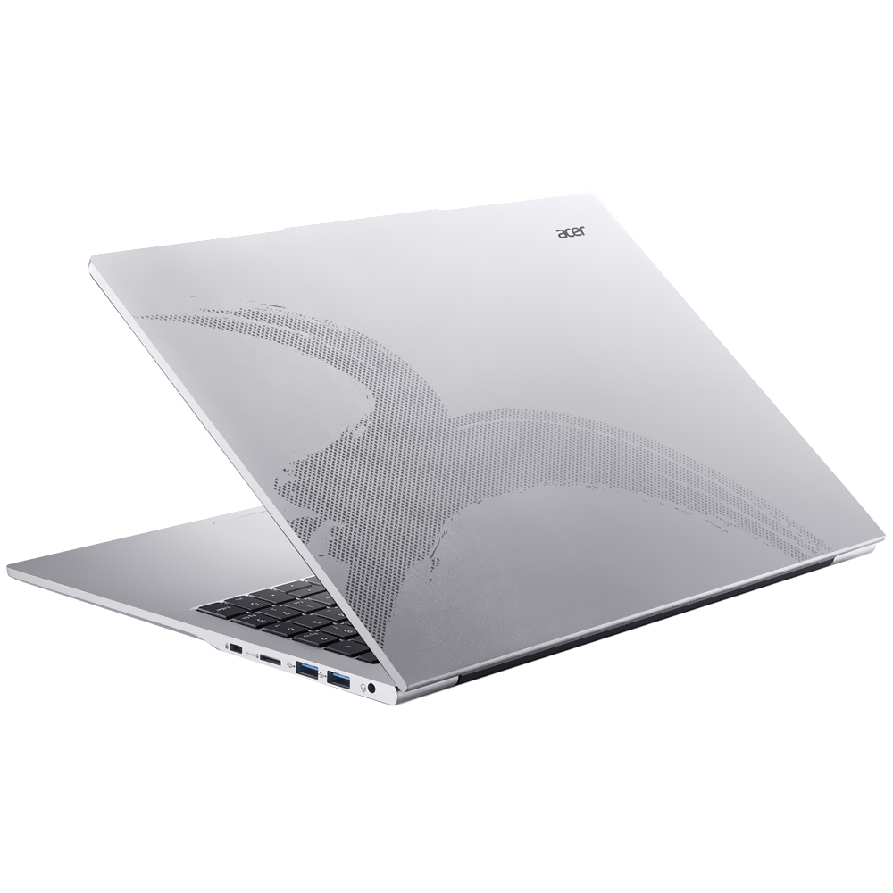 Notebook Acer Aspire Lite 16 AL16-52P-32E3 Intel Core i3 1305U Tela WUXGA 16.0" / 8GB de RAM / 512GB SSD - Light Prata (Inglês)