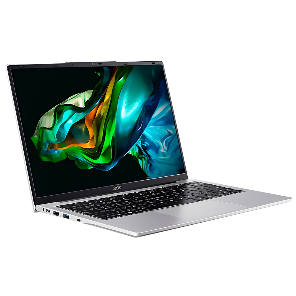 Notebook Acer Aspire Lite AL14-31P-C0S2 Intel N100 Tela WUXGA 14" / 8GB de RAM / 256GB SSD - Prata (Espanhol)