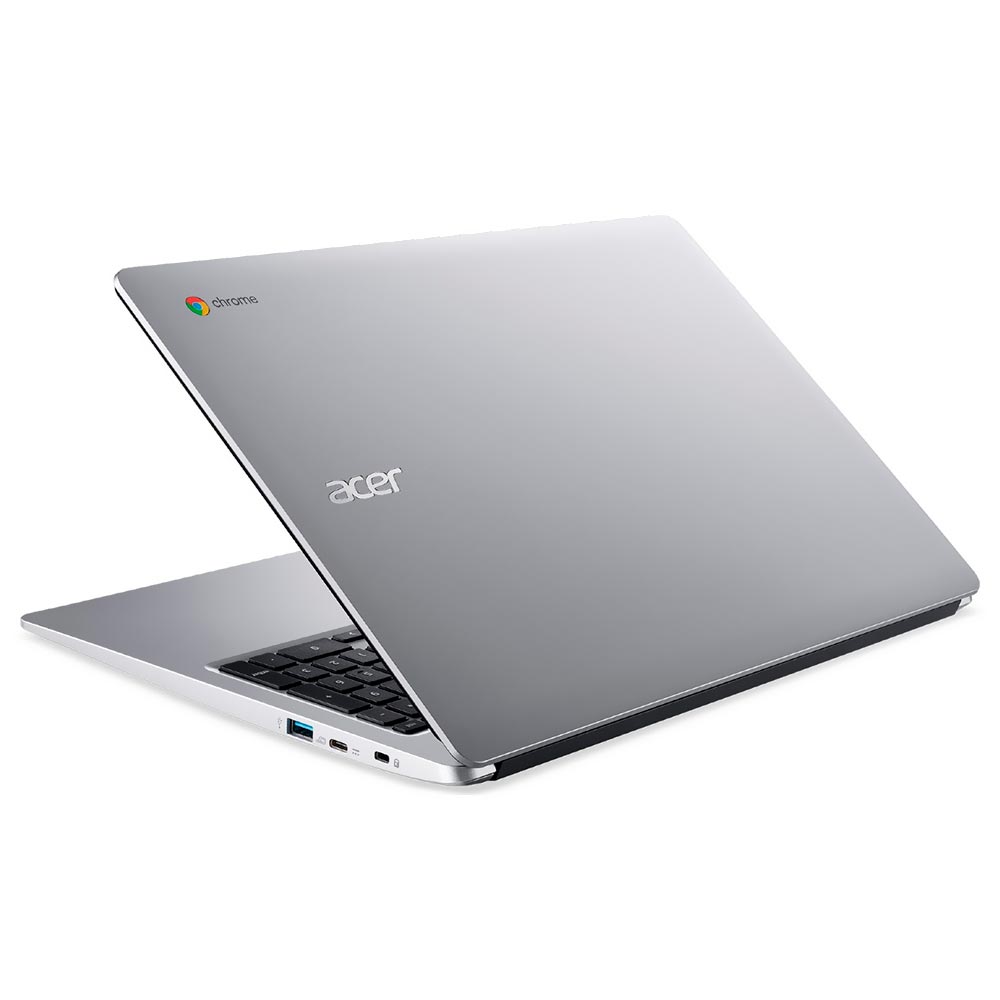 Notebook Acer Chromebook CB315-3H-C69K Intel Celeron N4020 Tela HD 15.6" / 4GB de RAM / 64GB eMMC - Pure Prata (Inglês)