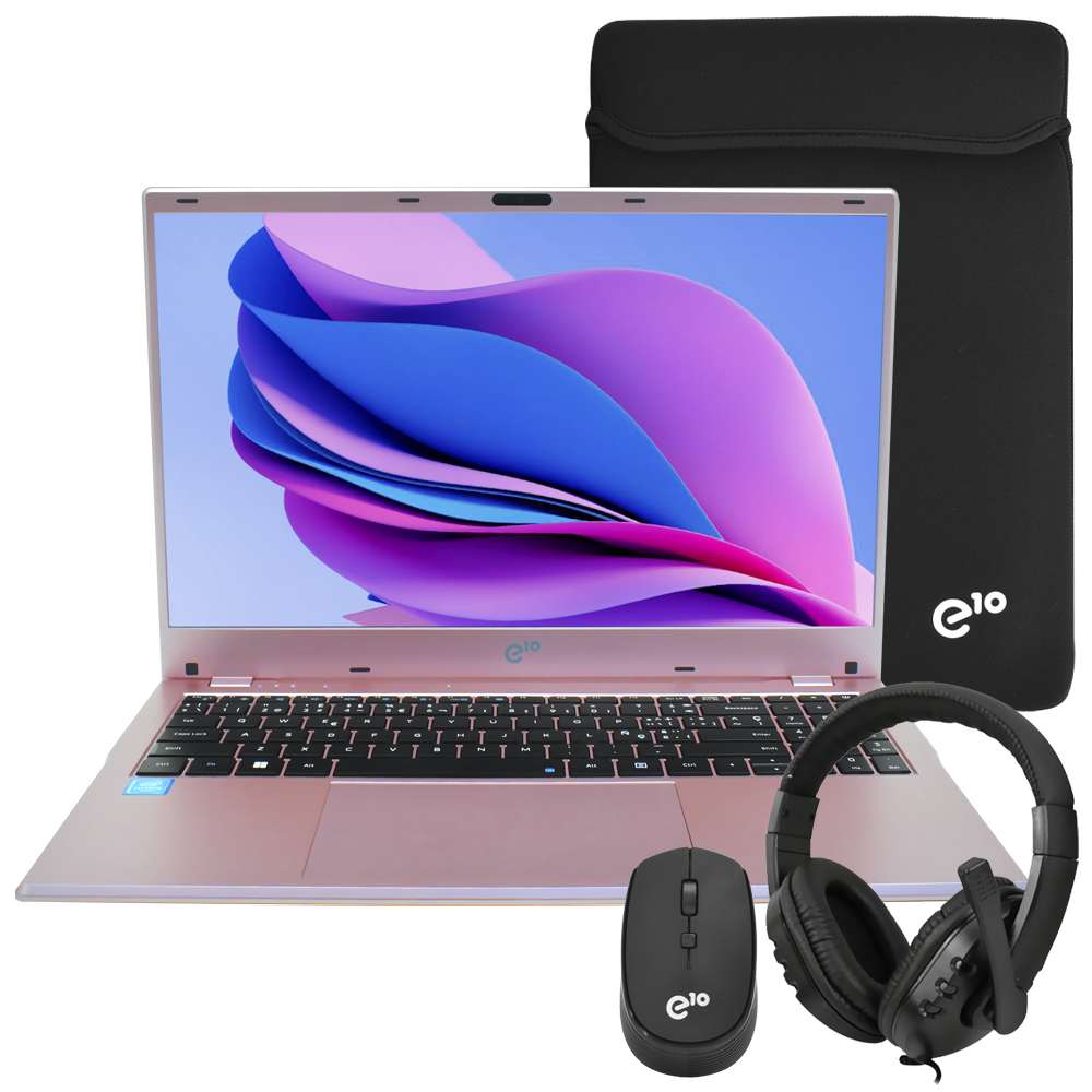 Notebook Acer GadGet E10 ETBook SEP CWI629 Intel Celeron N4020 Tela Full HD 15.6" / 8GB de RAM / 128GB SSD / Win11 - Rose (Português / Espanhol)