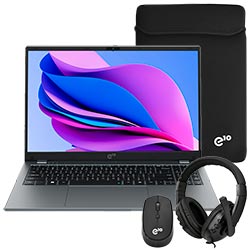 Notebook Acer GadGet E10 ETBook SEP CWI629 Intel Celeron N4020 Tela Full HD 15.6" / 8GB de RAM / 256GB SSD / Win11 - Prata (Português / Espanhol)