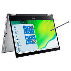 Notebook Acer Spin 3 SP314-54N-58Q7 Intel Core i5 1035G1 de 1.0GHz Tela Touch Full HD 14" / 8GB de RAM / 256GB SSD - Cinza