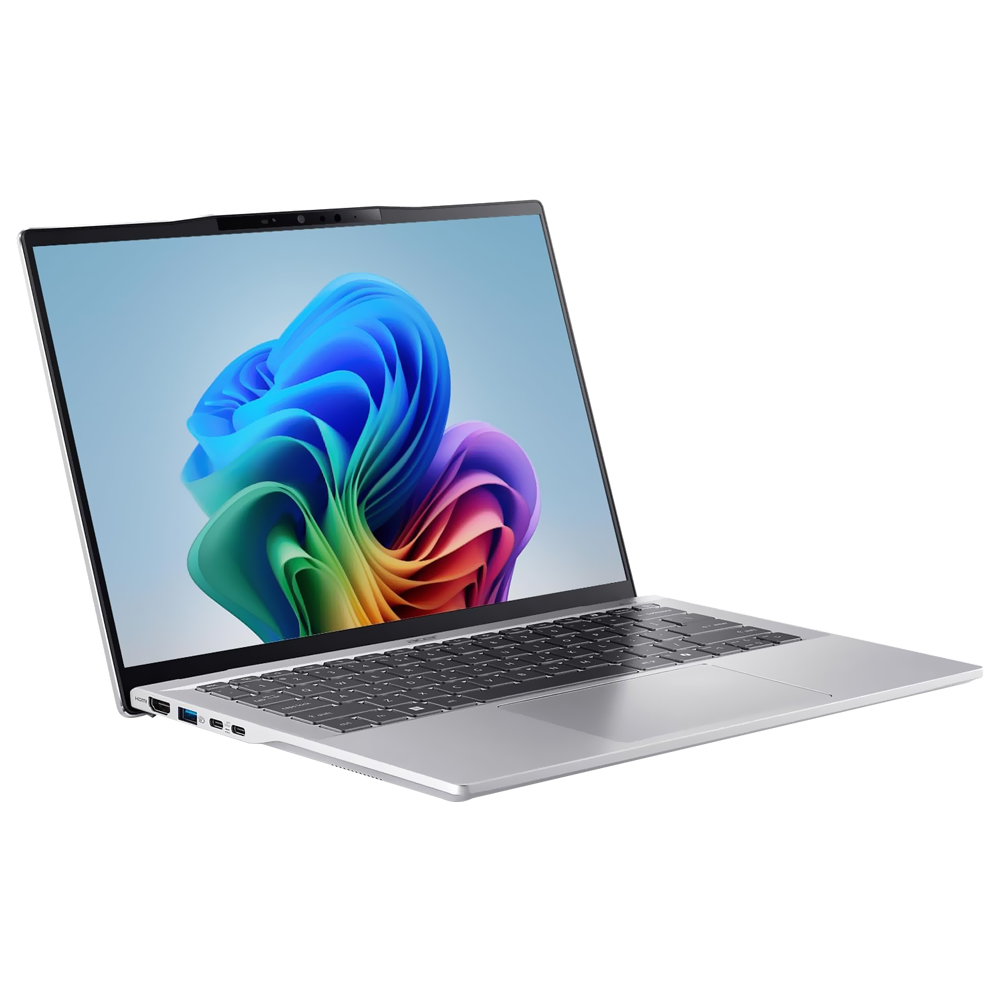 Notebook Acer Swift 14 AI SF14-61T-R49D AMD Ryzen AI 9 365 Tela Touch WUXGA 14" / 16GB de RAM / 1TB SSD - Pure Prata (Inglês)