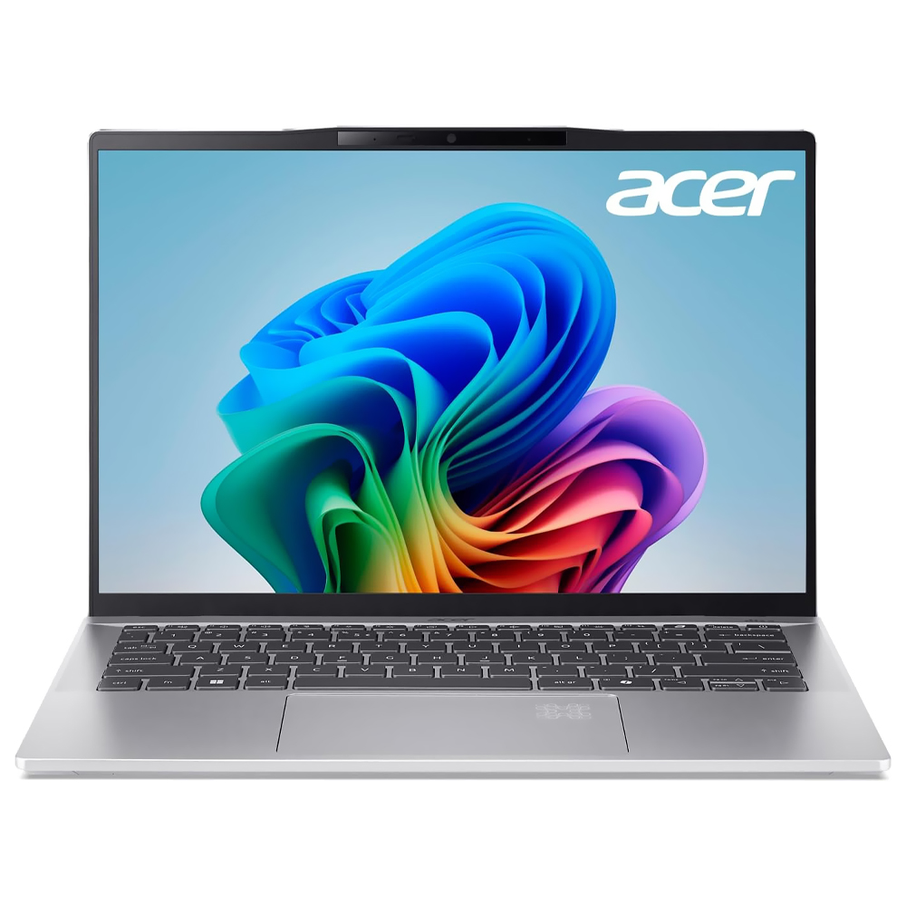 Notebook Acer Swift 14 AI SF14-61T-R49D AMD Ryzen AI 9 365 Tela Touch WUXGA 14" / 16GB de RAM / 1TB SSD - Pure Prata (Inglês)