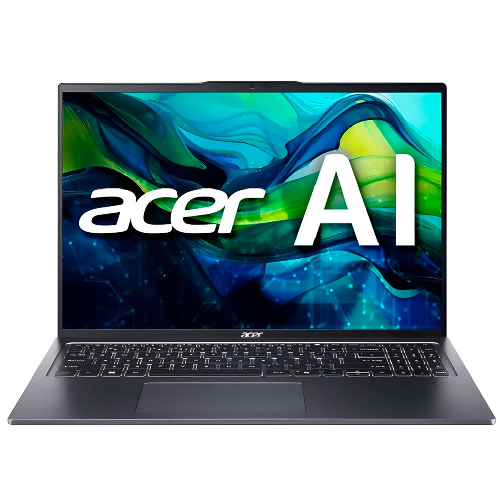 Notebook Acer Swift GO 16 SFG16-72T-95LG Intel Core Ultra 9 185H Tela WUXGA 16" / 32GB de RAM / 1TB SSD - Steel Cinza (Inglês)